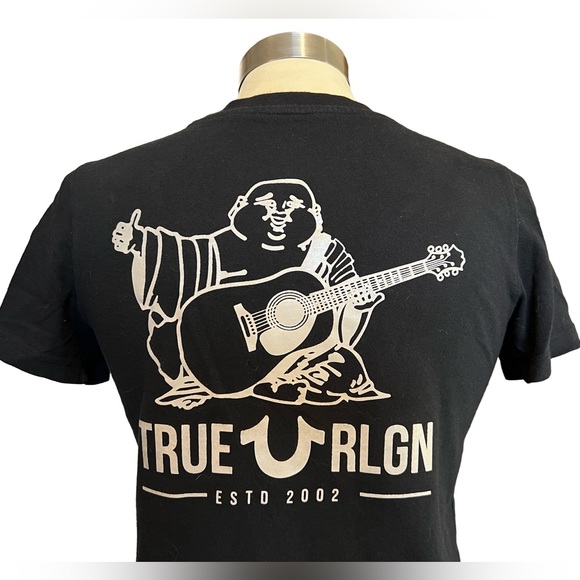 True Religion Buddha Logo T-shirt black size medium - Picture 4 of 4